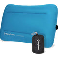 KingCamp Inflatable Camping Pillow, 19.7x11.8" Large Size with Ultra-Soft Washable Foam Cover for Travel Sleep, Home-Like Comfort, Camping, Hiking