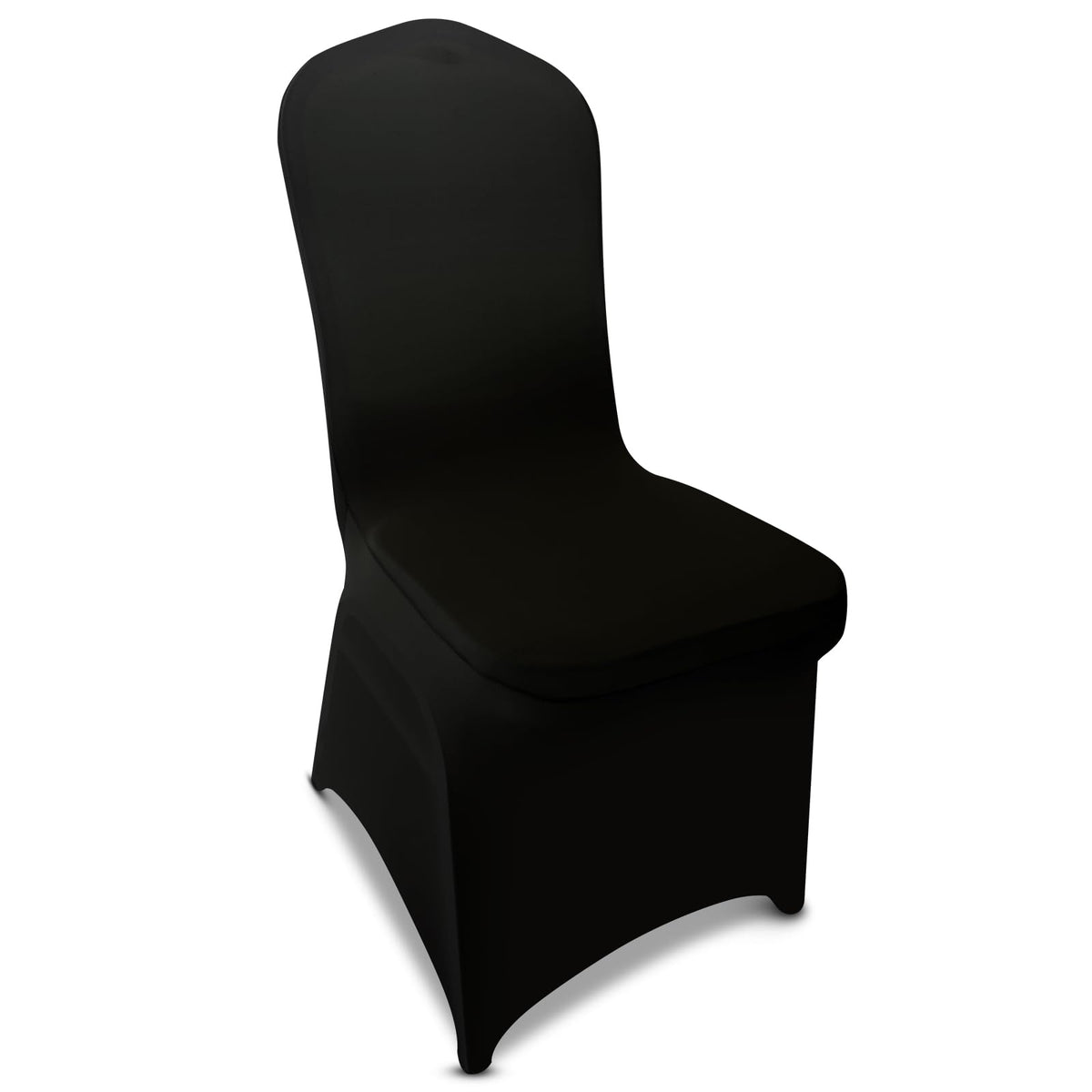 100 Pieces Black Chair Covers - Versatile Stretch Polyester Spandex Dining Chair Slipcovers for Dining, Party, Wedding, Banquet, and More