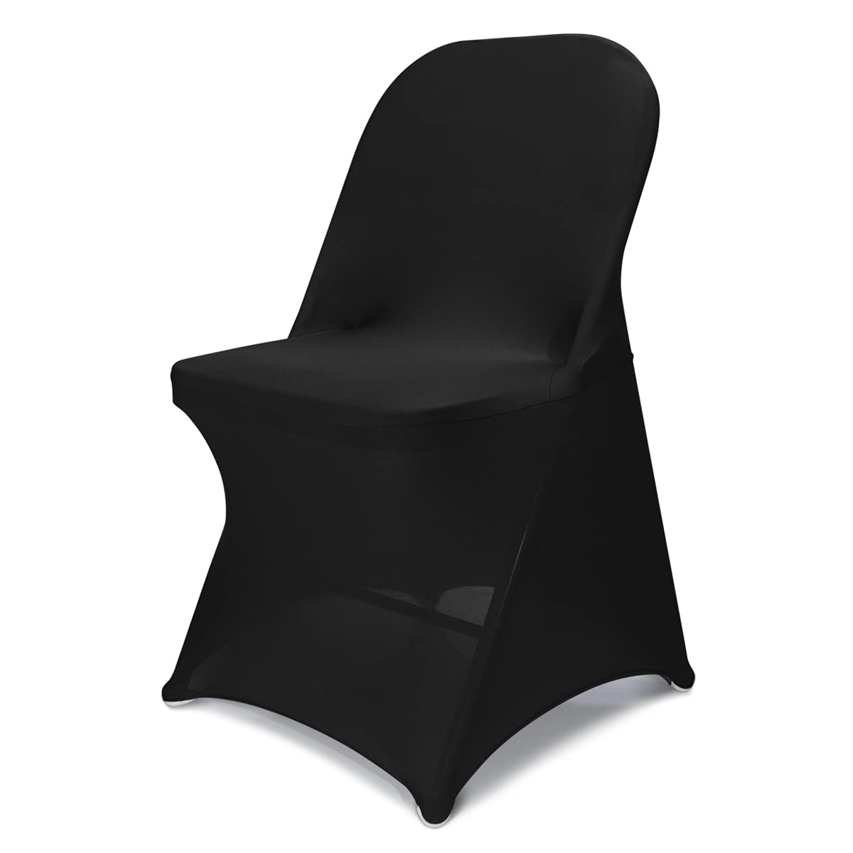 Babenest Stretch Spandex Folding Chair Covers for Wedding, 10PCS White