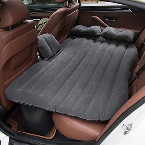 Onirii Inflatable Car Air Mattress Back Seat Bed with Air Pump,Thickened Portable Car Travel Sleeping Camping Air Mattress Blow Up Bed for Car Universal SUV