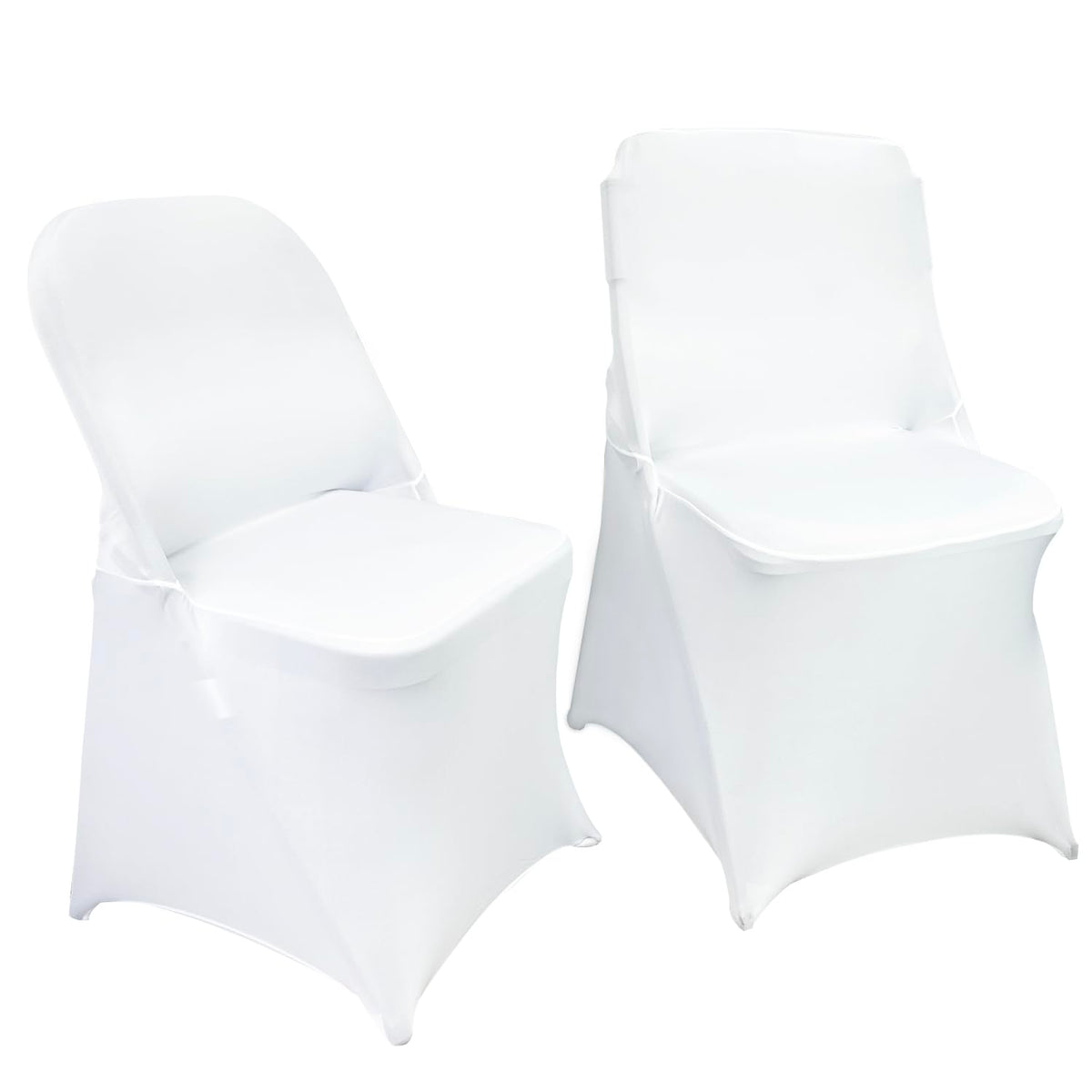 40PCS Spandex Folding Waterproof Chair Covers for Party,White New