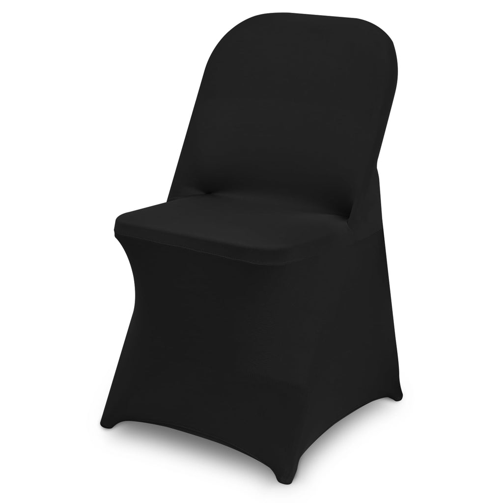 10 Packs White Spandex Stretch Folding Chair Covers Wedding Party