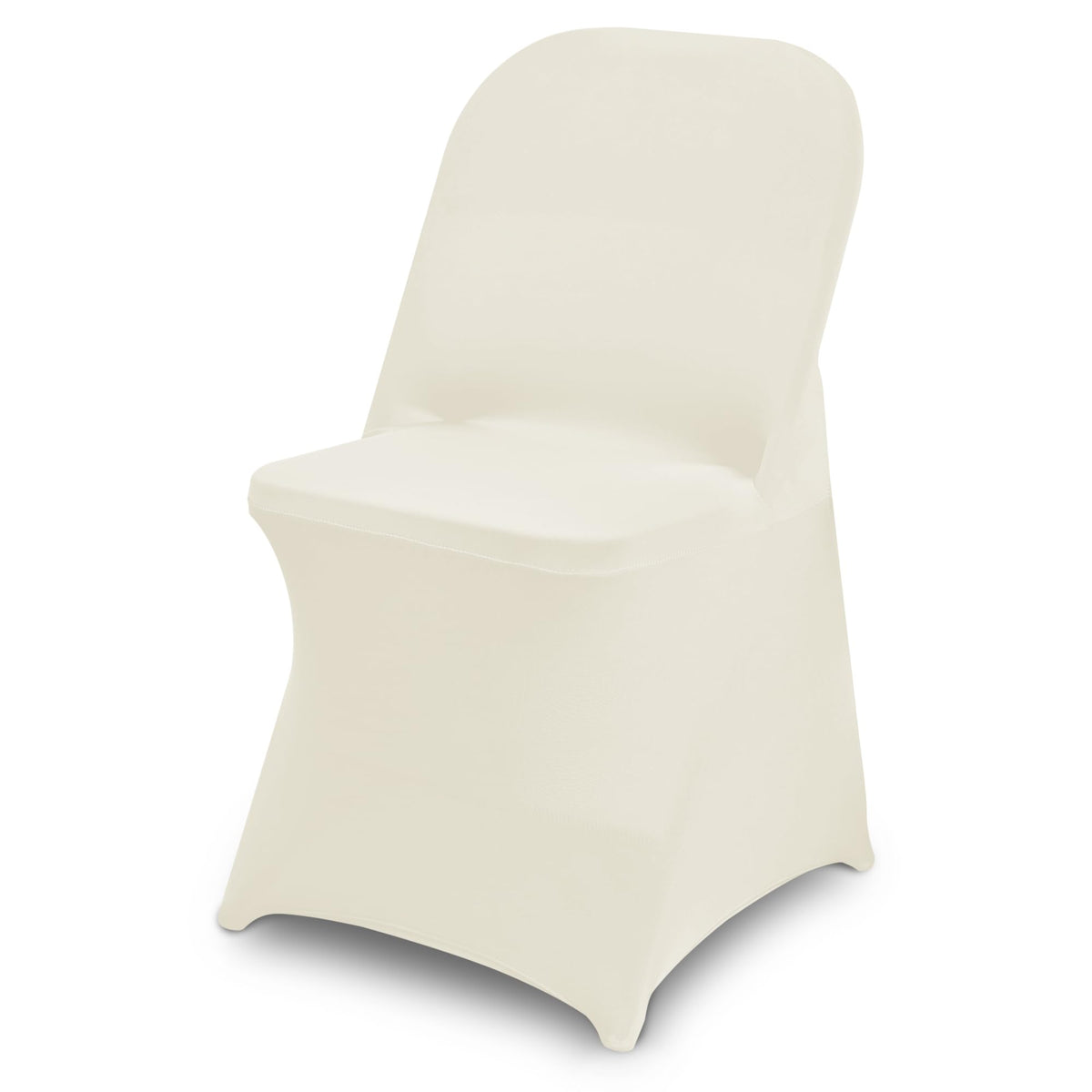 10 Packs White Spandex Stretch Folding Chair Covers Wedding Party