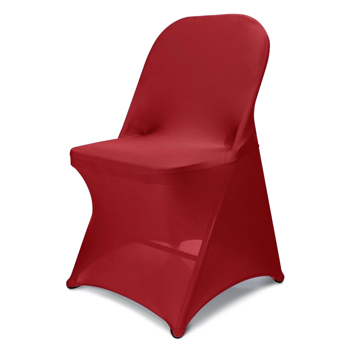 Babenest Stretch Spandex Folding Chair Covers for Wedding, 10PCS White