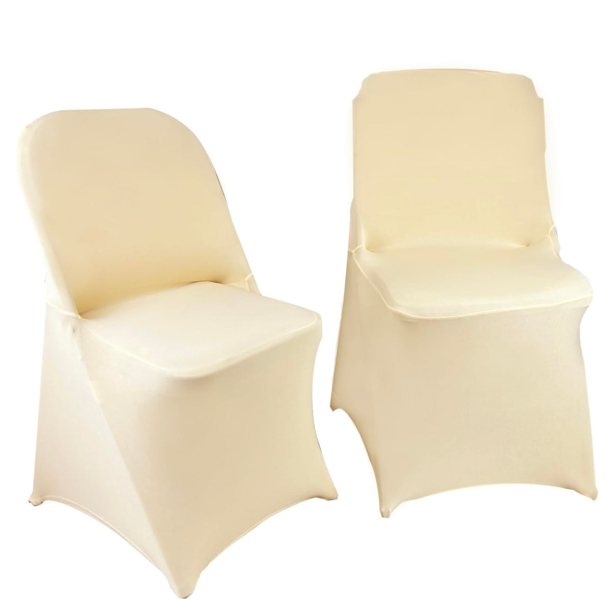 40PCS Spandex Folding Waterproof Chair Covers for Party,White New