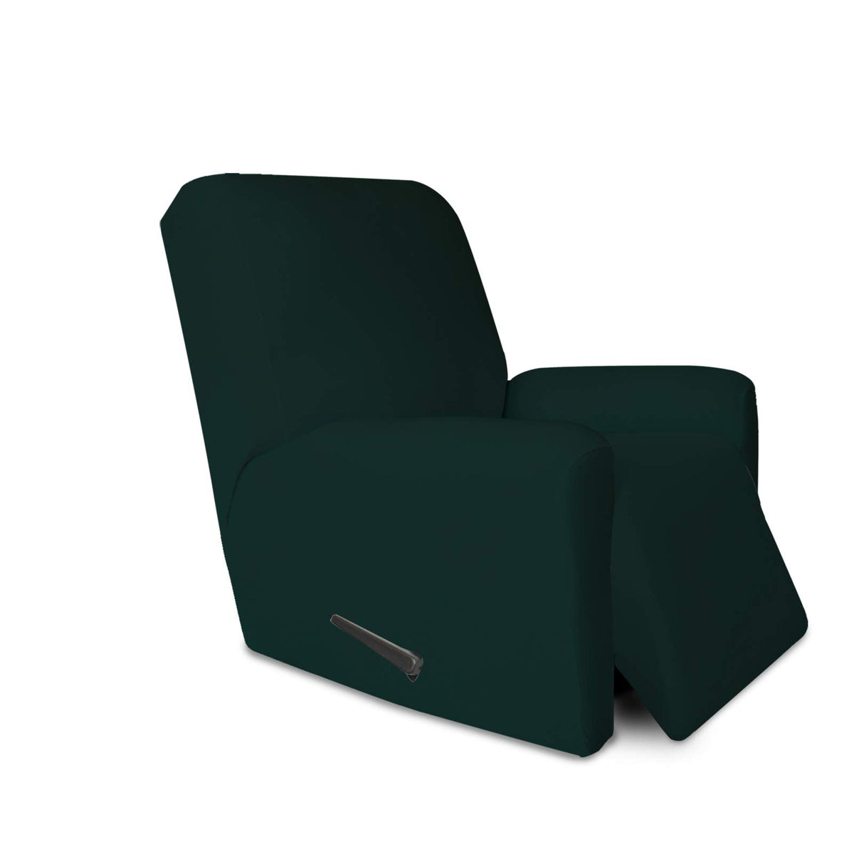 PureFit Super Stretch Chair Covers Fleece Couch Covers for Sofa Dark Gray