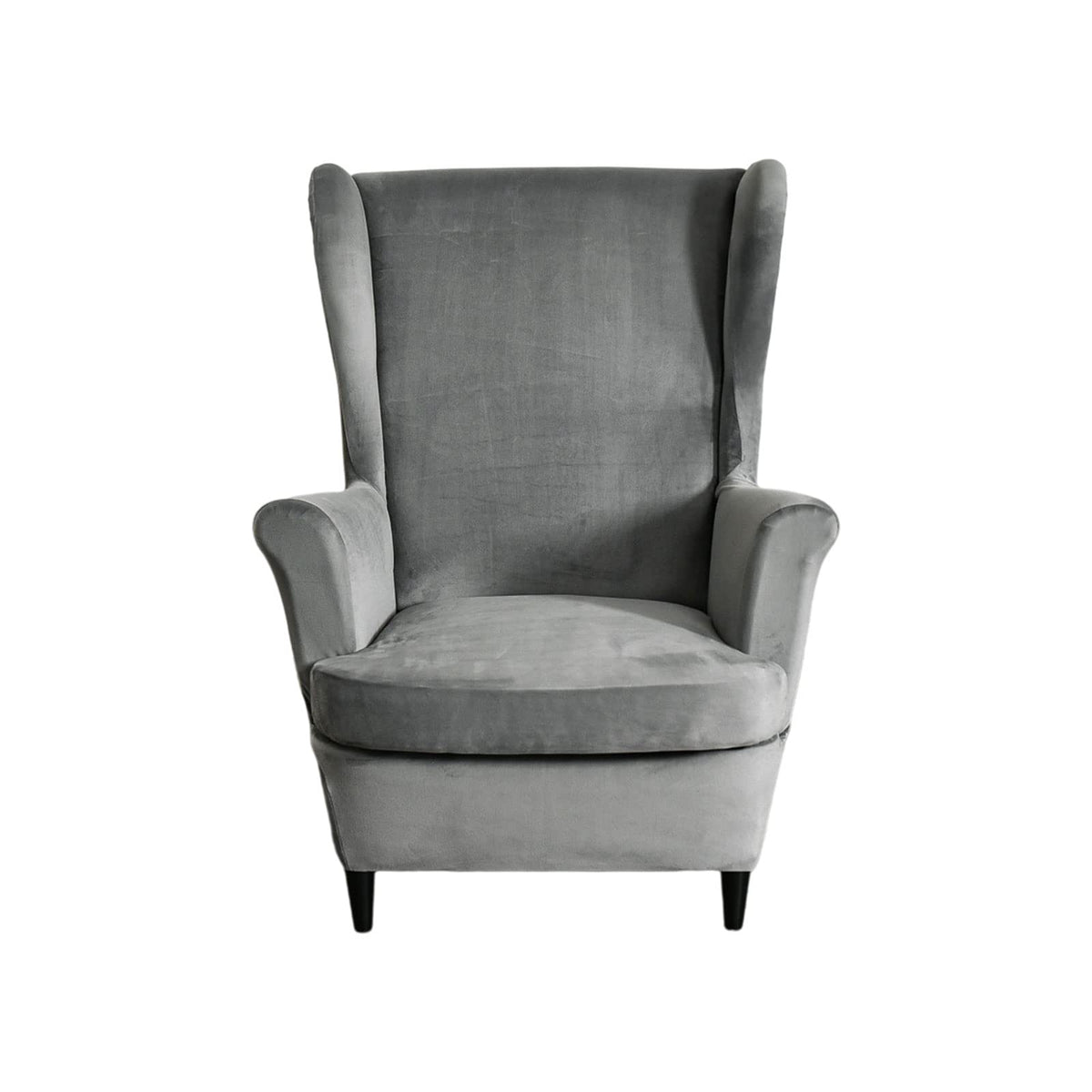 KRFOONN Stretch Wing Chair Slipcovers 2 Piece Wingback Chair Covers, A13