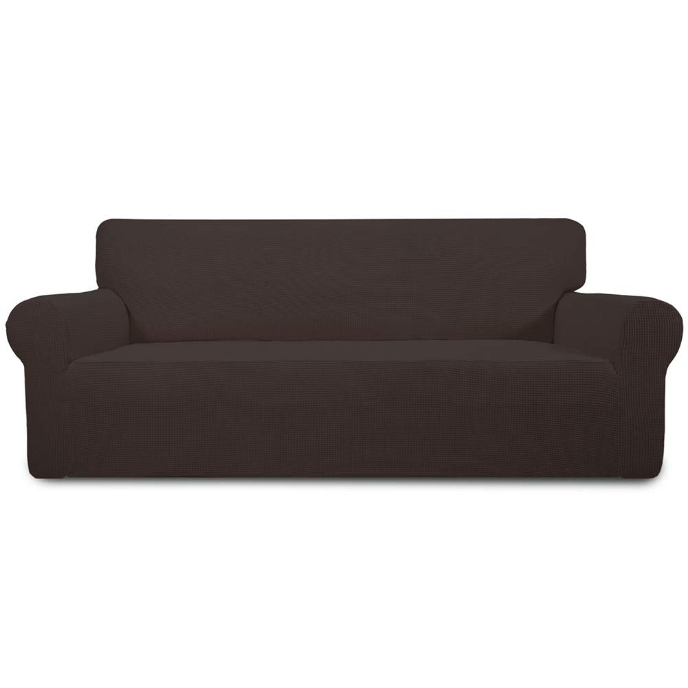 Easy-Going Stretch Chair Sofa Slipcover Washable Dark Gray