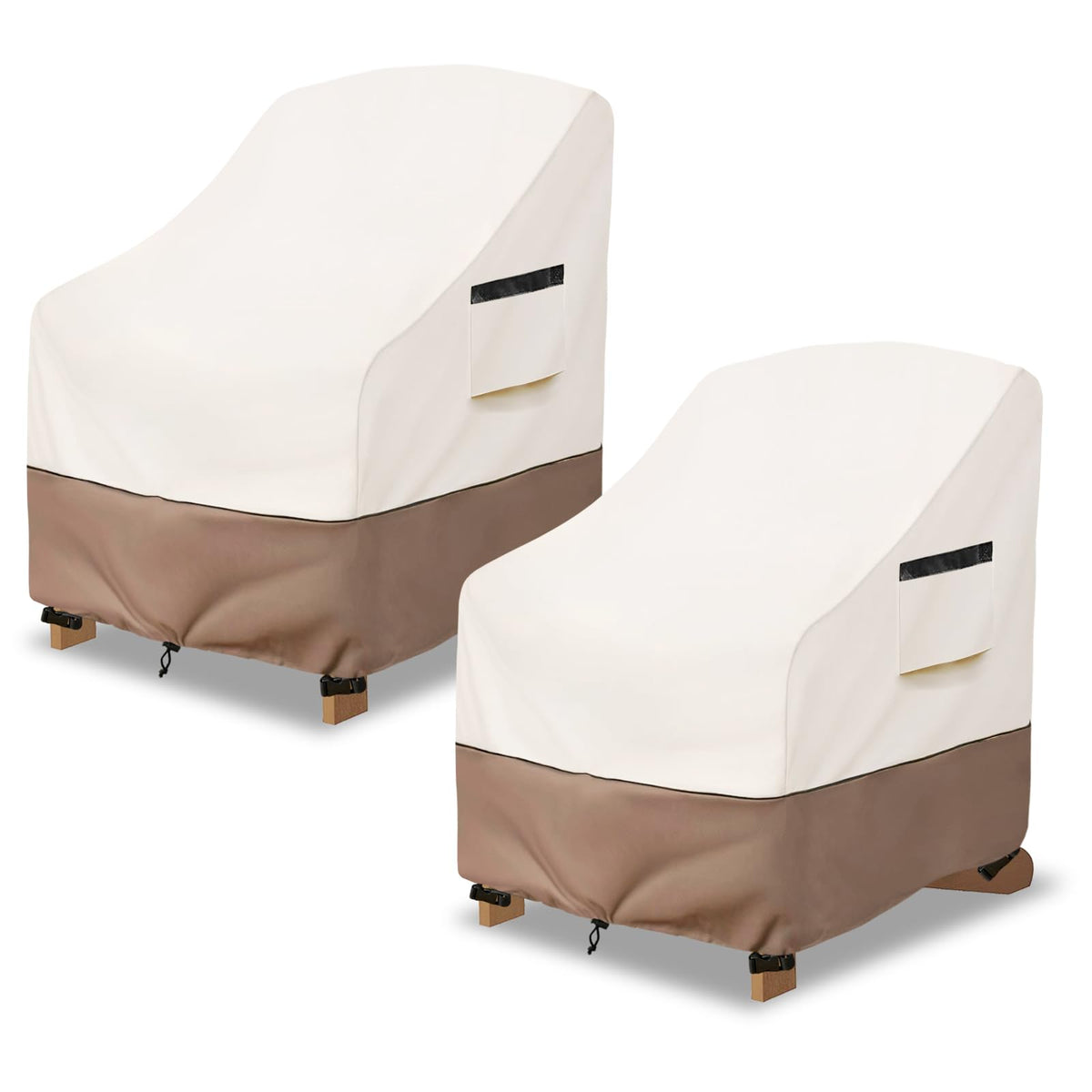 Patio Chair Covers Waterproof 2 Pack, 33" W x 35" D x 36" H