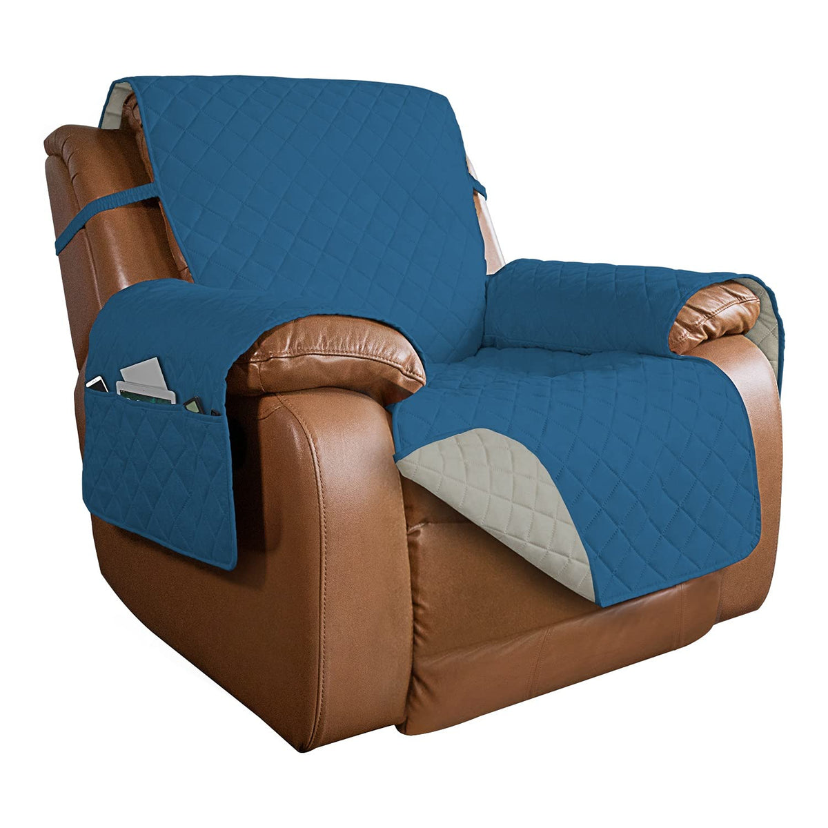 PureFit Reversible Recliner Chair Covers Couch Covers for Dogs, 19 in