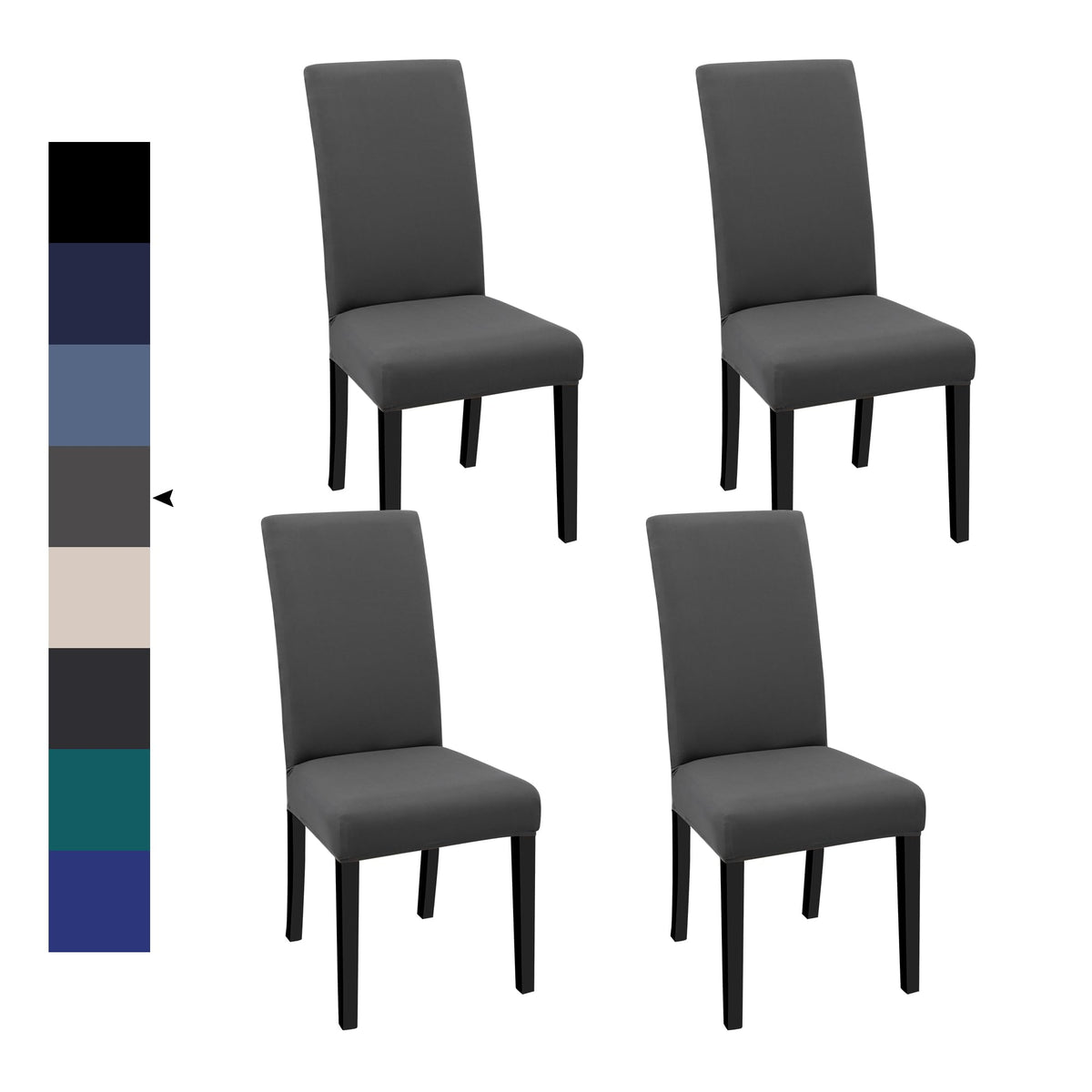 Velvet Dining Chair Covers,Dining Room Chair Covers Set of 6