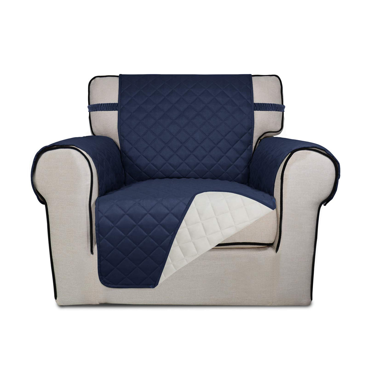 PureFit Reversible Recliner Chair Covers Couch Covers for Dogs, 19 in