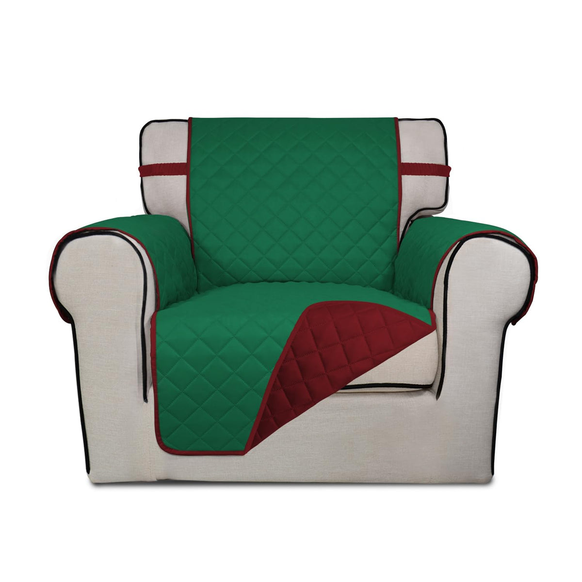 PureFit Reversible Recliner Chair Covers Couch Covers for Dogs, 19 in