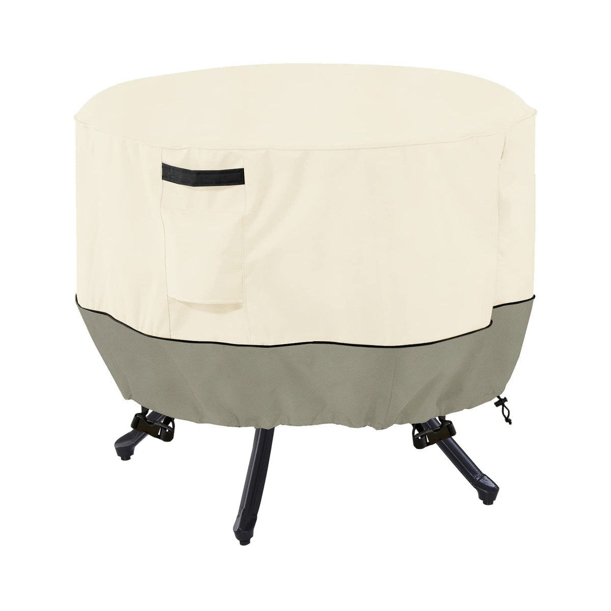 Outdoor Swivel Chair Covers 2 Pack,100% Waterproof Heavy Duty Outdoor Chair Covers,(33 W x 35 D x 38.5 H inches) Patio Furniture Cover for Swivel Patio Chair,White&Grayish Green