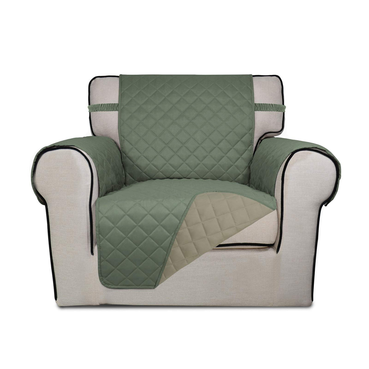 PureFit Reversible Recliner Chair Covers Couch Covers for Dogs, 19 in