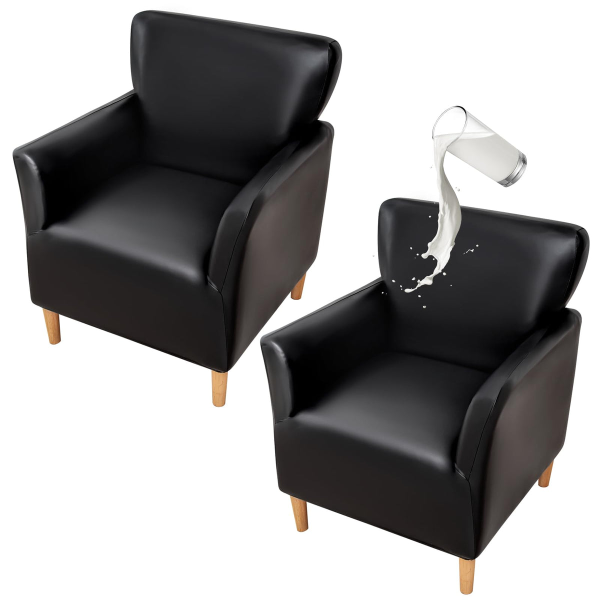FUANGUI Banquet Armchair Slipcover Chair Covers with Arms