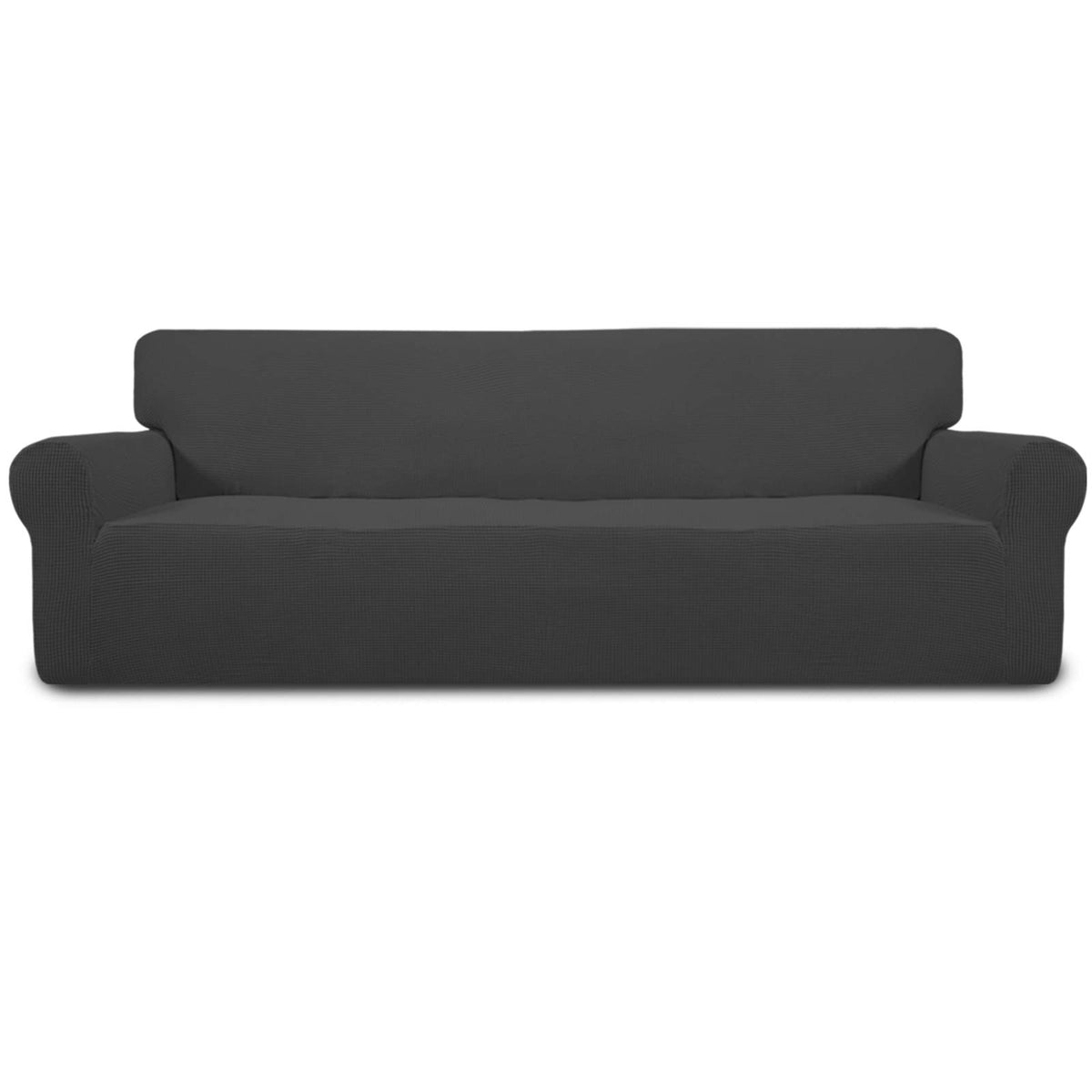 Easy-Going Stretch Chair Sofa Slipcover Washable Dark Gray