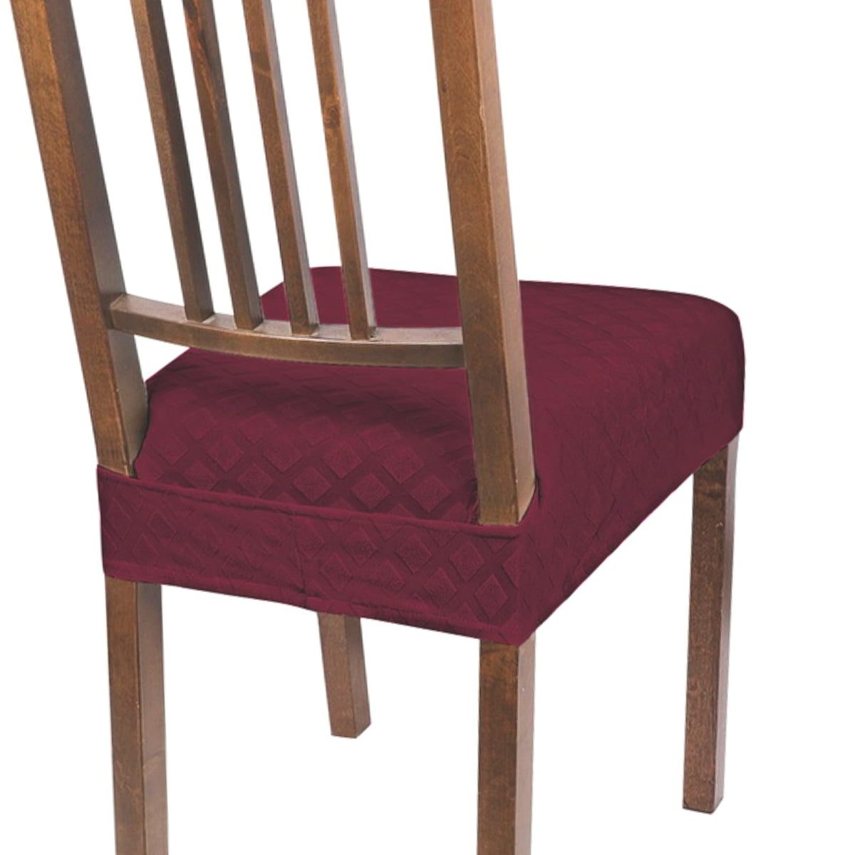 SearchI Dining Chair Seat Covers, Rear Covered(Fall Flower, 4pcs)