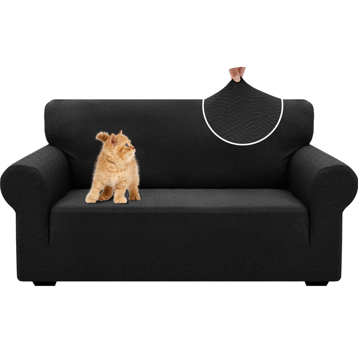 XINEAGE Stretch Jacquard Armchair Cover, Non Slip Sofa Slipcover for Dog