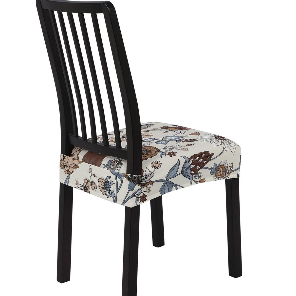SearchI Dining Chair Seat Covers, Rear Covered(Fall Flower, 4pcs)