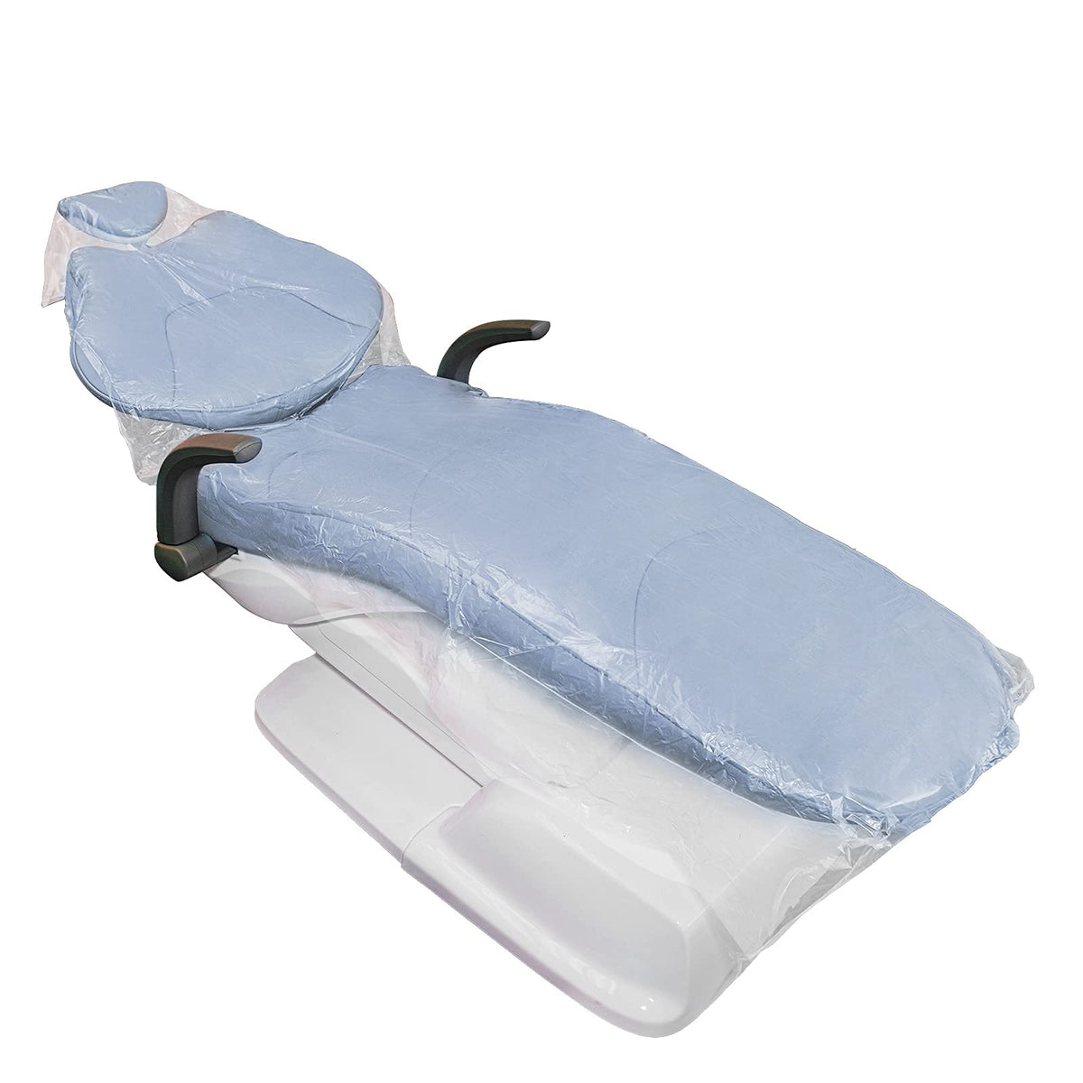 JMU 125Pcs Disposable Dental Full Chair Covers 29" x 80" Chair Clear Sleeve