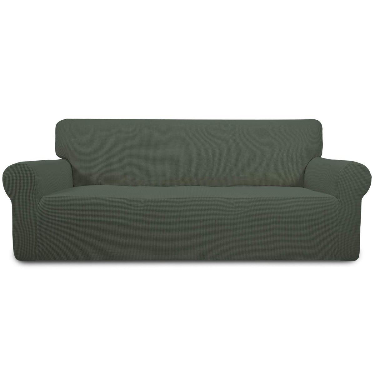 Easy-Going Stretch Chair Sofa Slipcover Washable Dark Gray