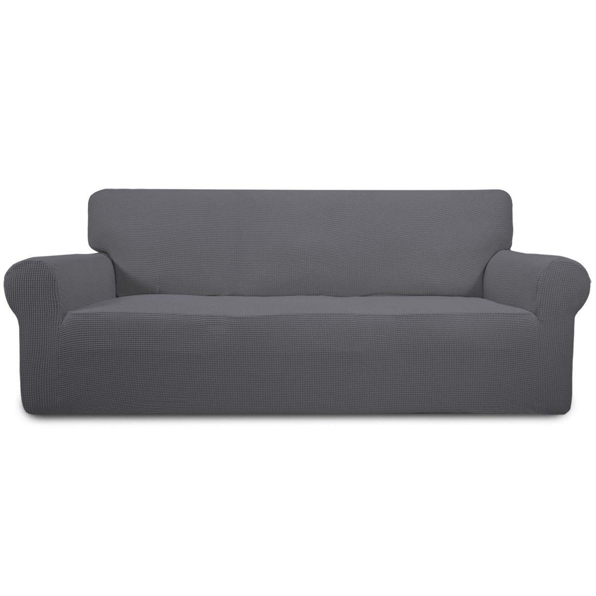 Easy-Going Stretch Chair Sofa Slipcover Washable Dark Gray