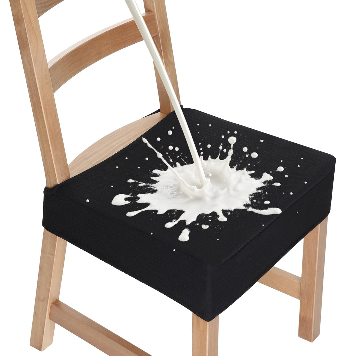 Waterproof Seat Covers for Dining Room Chairs Soft Stretch Washable