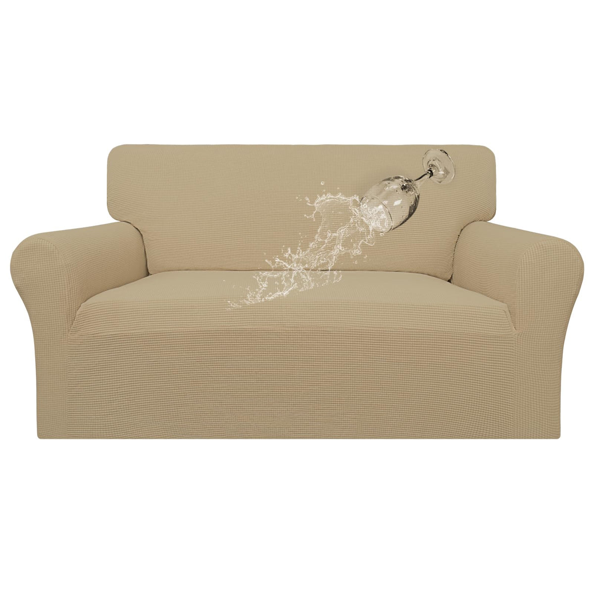 Easy-Going 100% Waterproof Chair Couch Cover, Stretch Jacquard Sofa Cover
