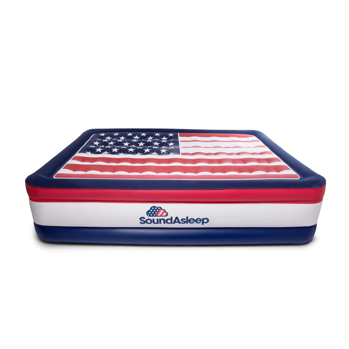 SoundAsleep Dream Series Raised Queen Air Mattress, Built-in Pump, Blue
