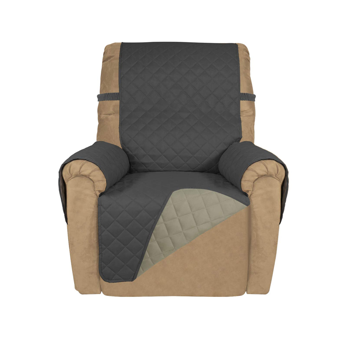 PureFit Reversible Recliner Chair Covers Couch Covers for Dogs, 19 in