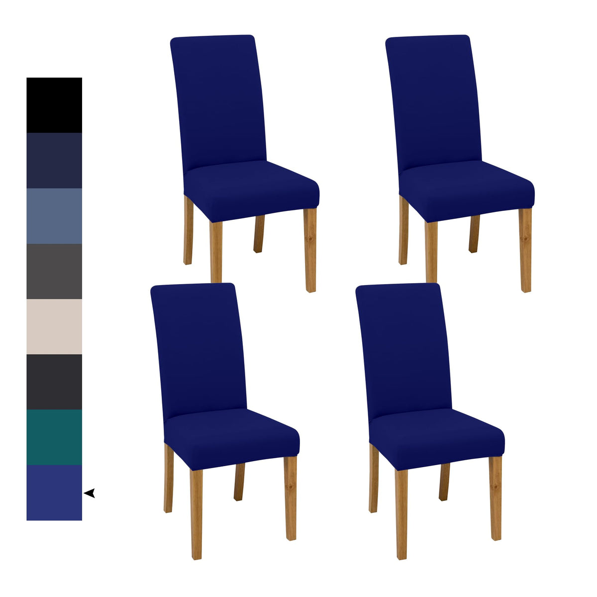 Velvet Dining Chair Covers,Dining Room Chair Covers Set of 6