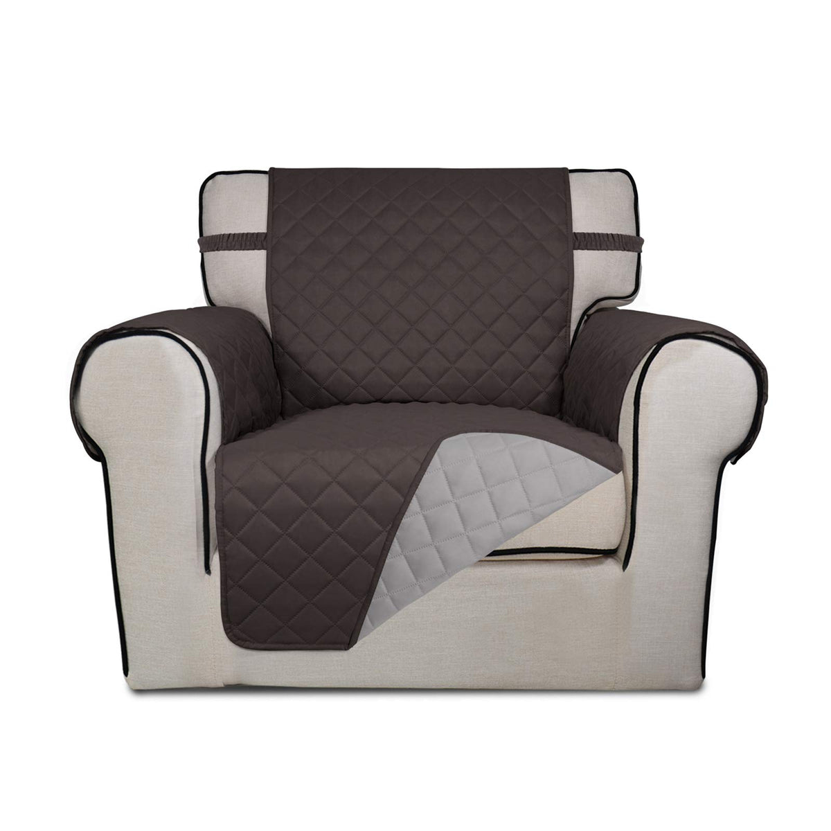 PureFit Reversible Recliner Chair Covers Couch Covers for Dogs, 19 in