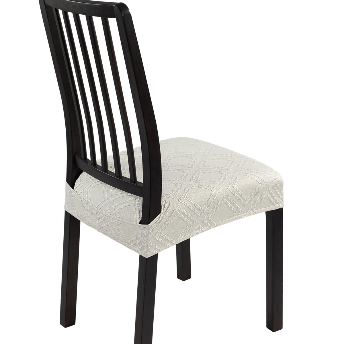 SearchI Dining Chair Seat Covers, Rear Covered(Fall Flower, 4pcs)