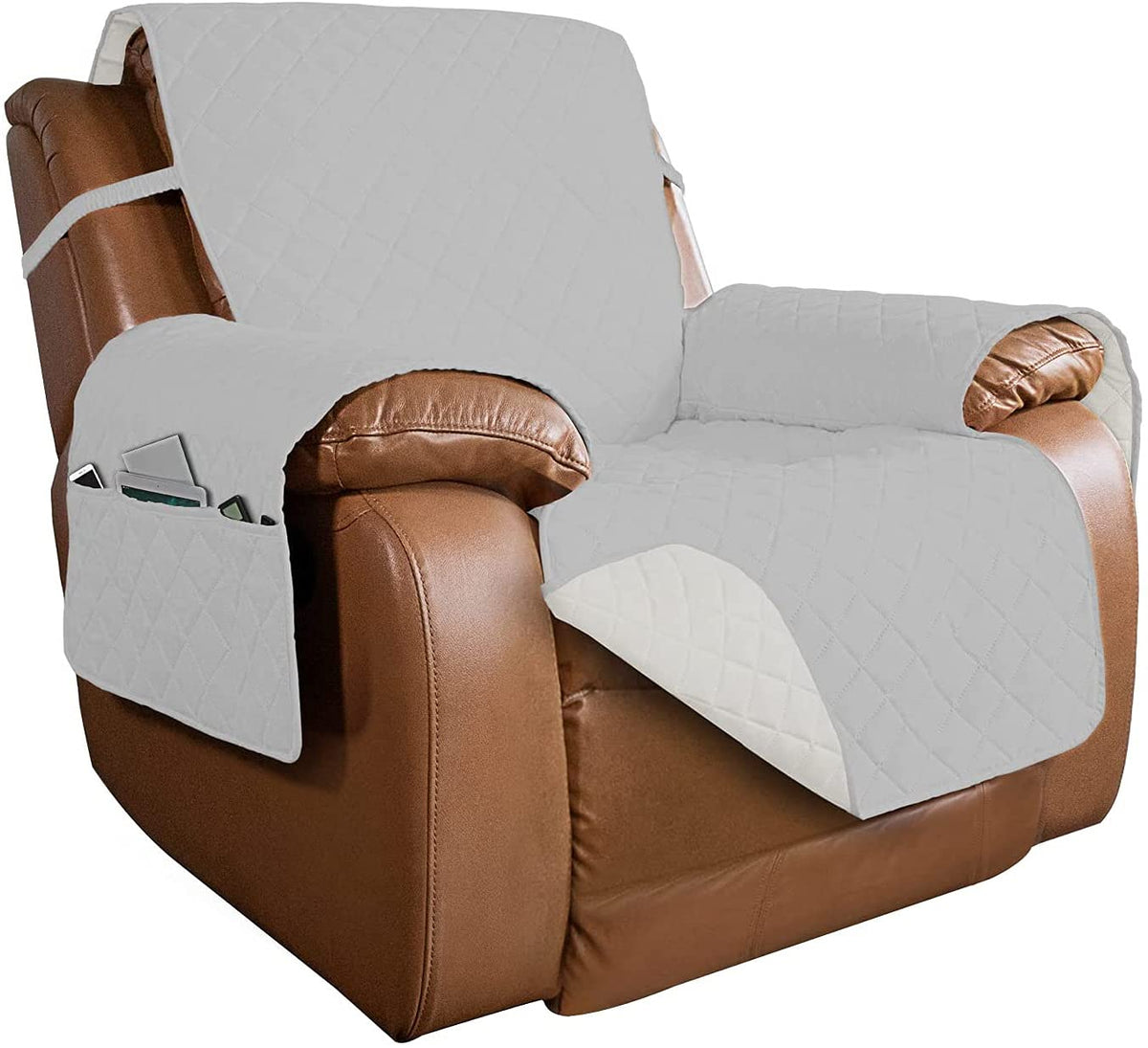 PureFit Reversible Recliner Chair Covers Couch Covers for Dogs, 19 in