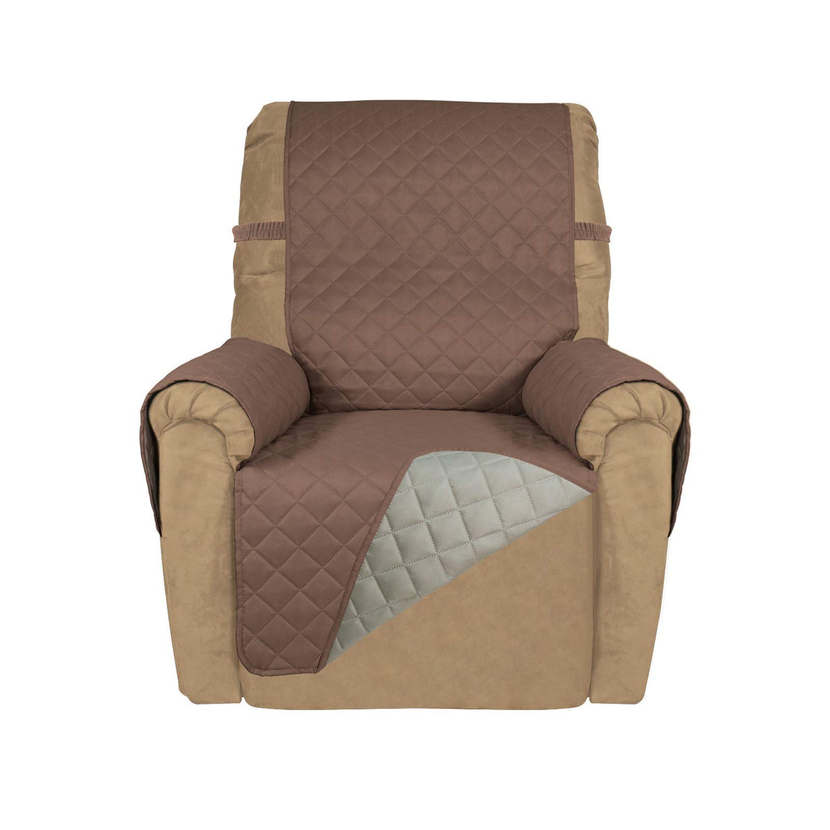 PureFit Reversible Recliner Chair Covers Couch Covers for Dogs, 19 in
