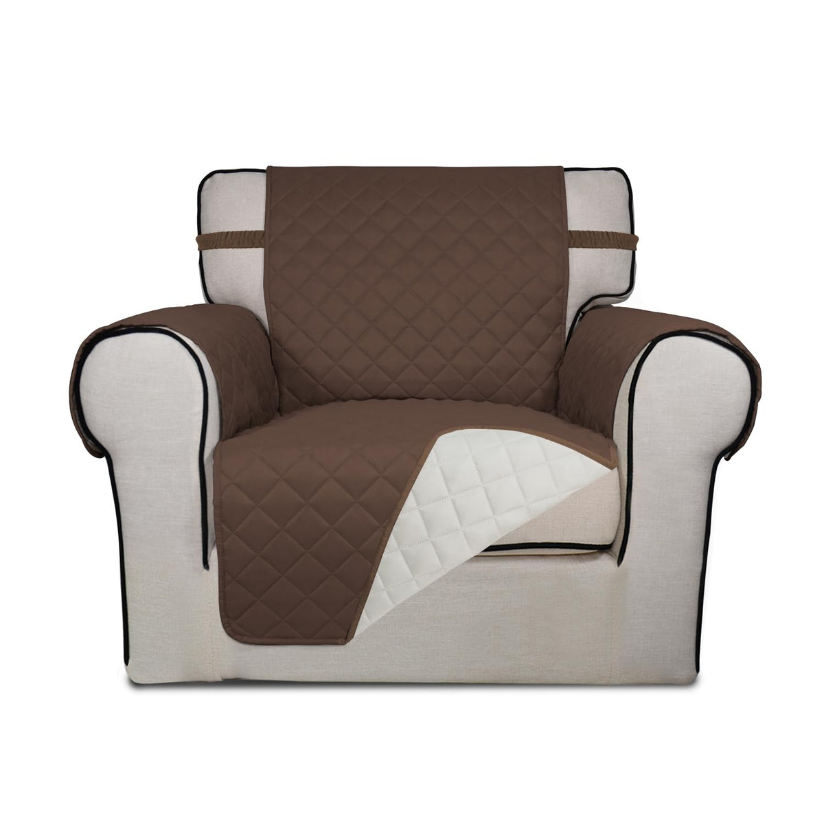 PureFit Reversible Recliner Chair Covers Couch Covers for Dogs, 19 in