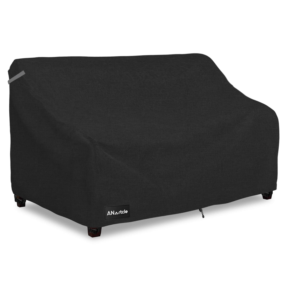 ANartcle Outdoor Swivel Chair Covers 2 Pack,600D Waterproof Heavy Duty Patio Chair Covers(30 W x 34 D x 38.5 H inches),Patio Swivel Chair Covers for Outdoor Furniture,Beige&brown.