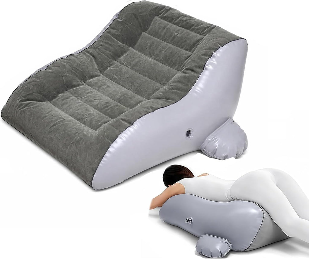 Inflatable Wedge Pillow, Adjustable Air Support Cushion (1)