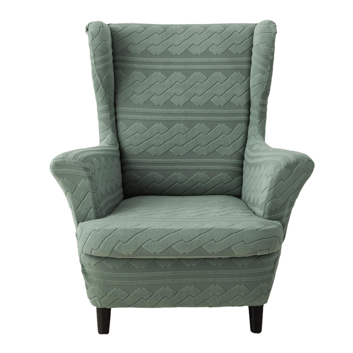 KRFOONN Stretch Wing Chair Slipcovers 2 Piece Wingback Chair Covers, A13