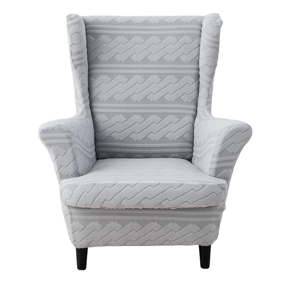 KRFOONN Stretch Wing Chair Slipcovers 2 Piece Wingback Chair Covers, A13