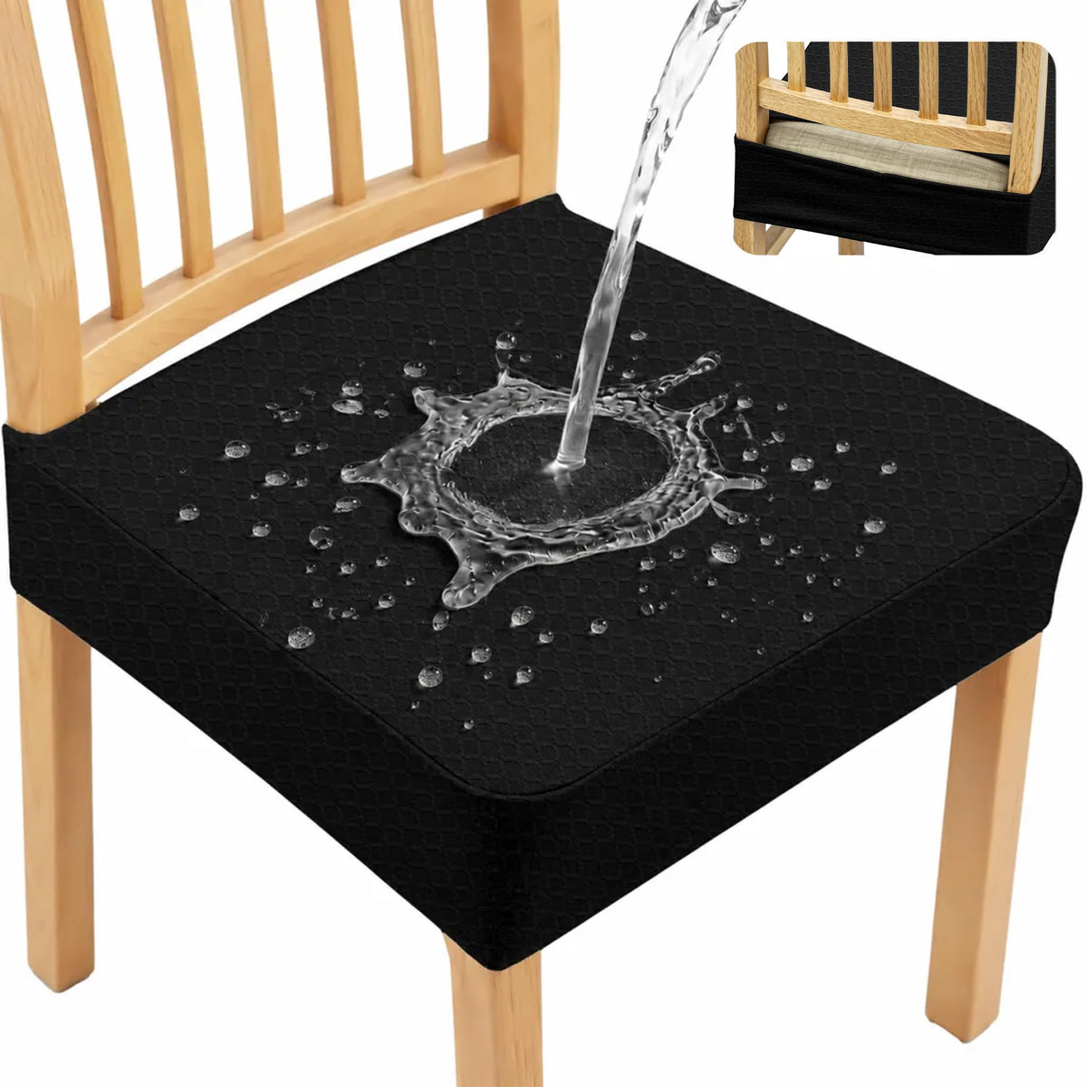 Dining Chair Covers, Stretch Seat Covers, Washable Furniture Protector