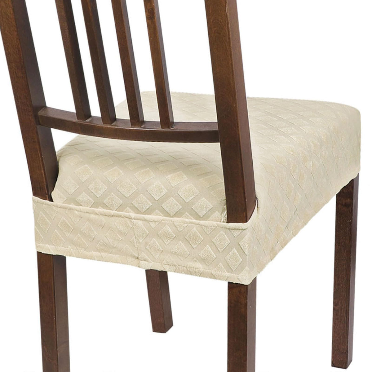 SearchI Dining Chair Seat Covers, Rear Covered(Fall Flower, 4pcs)