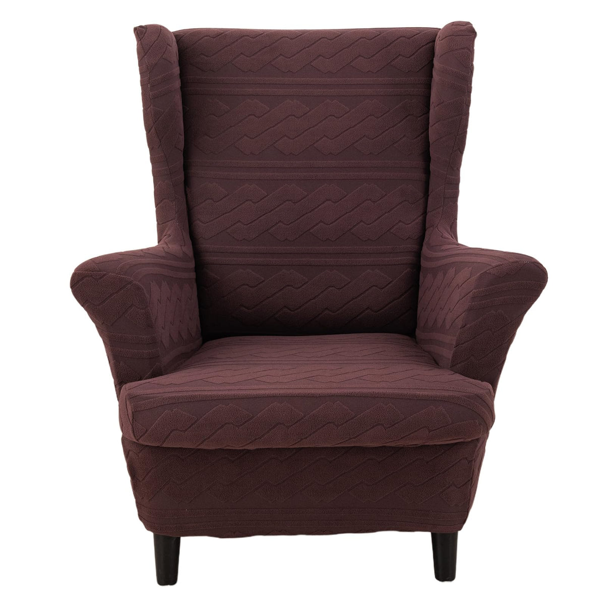 KRFOONN Stretch Wing Chair Slipcovers 2 Piece Wingback Chair Covers, A13