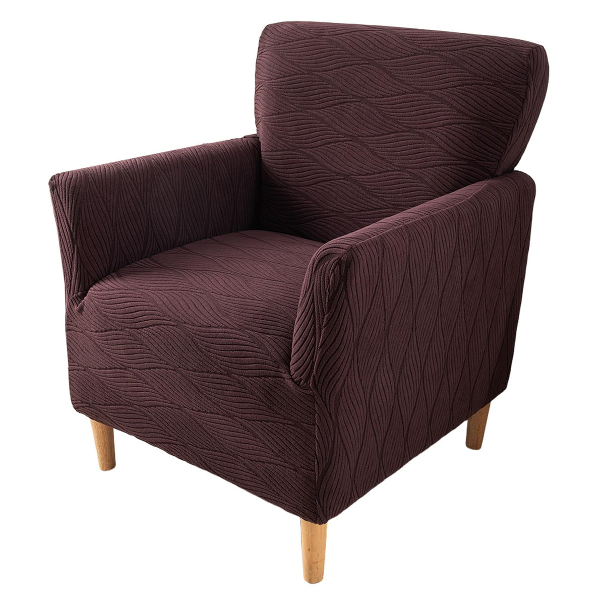 KRFOONN Chair Covers with Arms Armchair Slipcover for Living Room, Beige