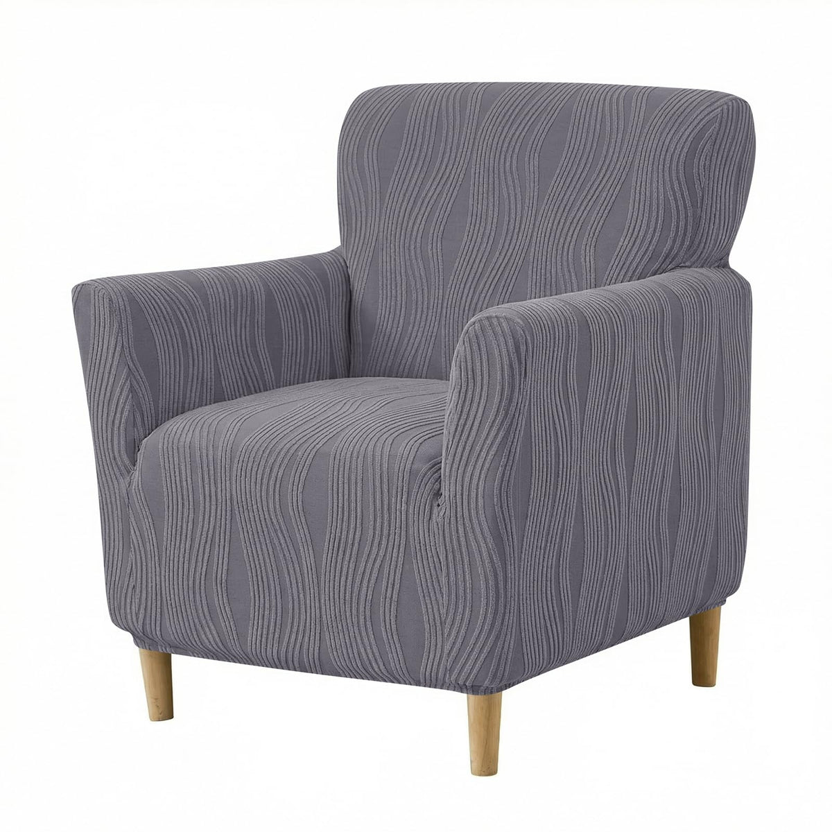 KRFOONN Chair Covers with Arms Armchair Slipcover for Living Room, Beige