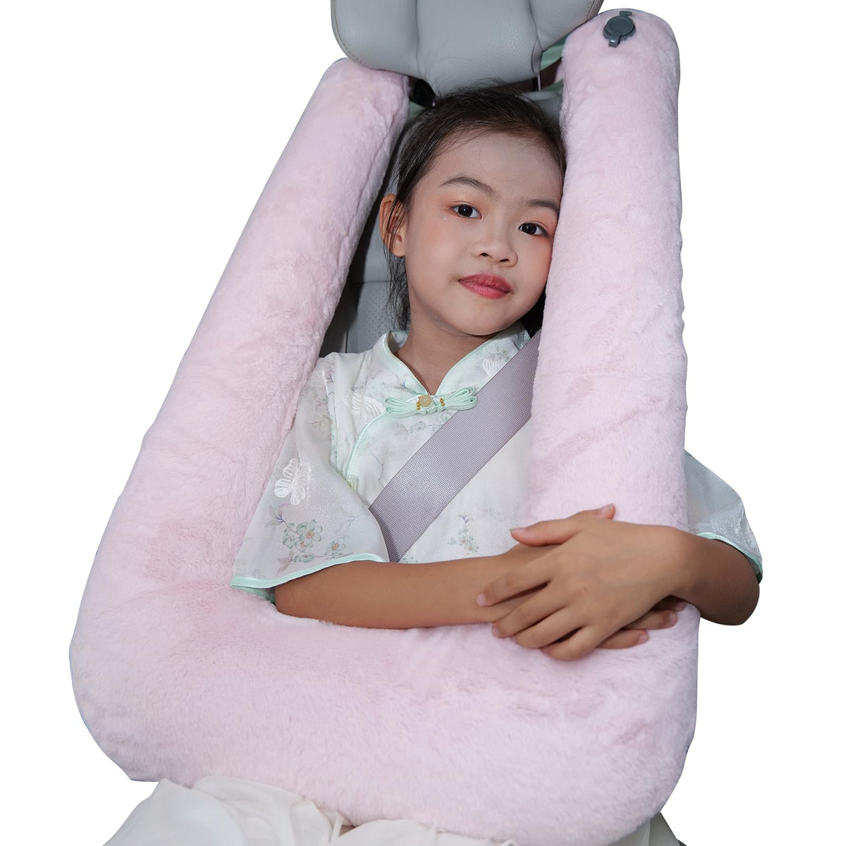 Keemall Portable Inflatable Travel Neck Pillow for Airplane, Car & Office
