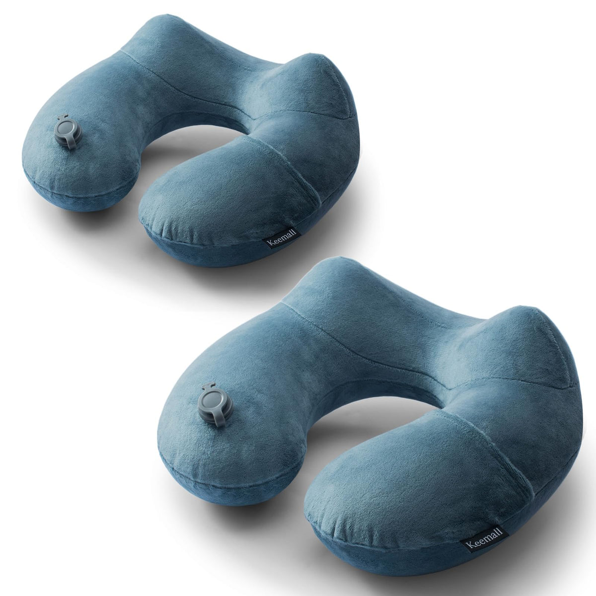 Keemall Portable Inflatable Travel Neck Pillow for Airplane, Car & Office