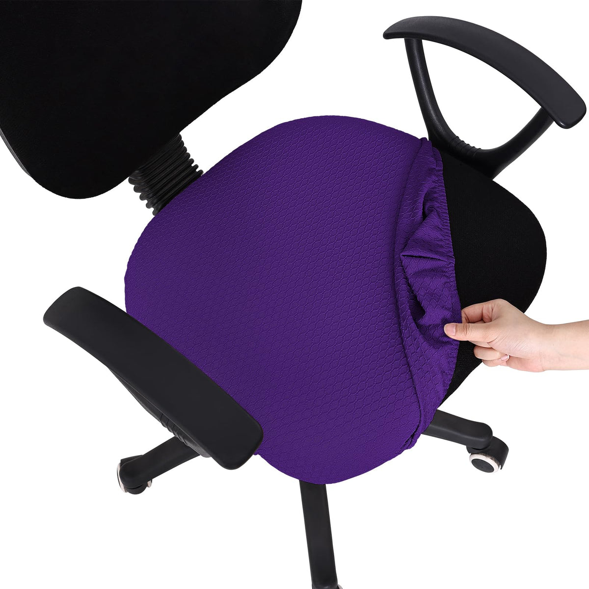 Smiry Office Computer Chair Seat Covers for Desk, Anti-dust Protector
