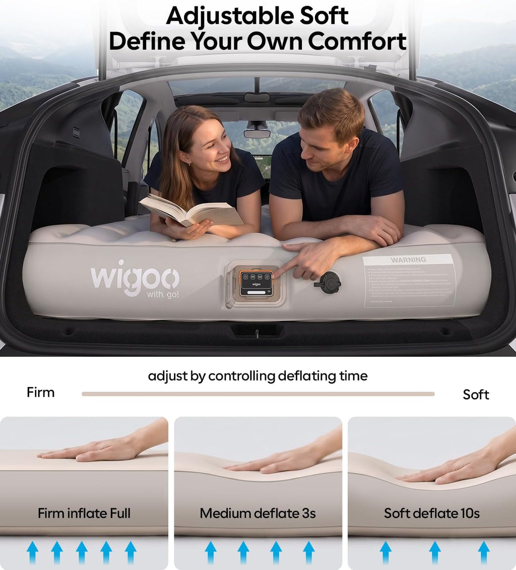 Wigoo 2026 Flatfit Air Mattress for Tesla Model Y 2020-2026, NOT for YL